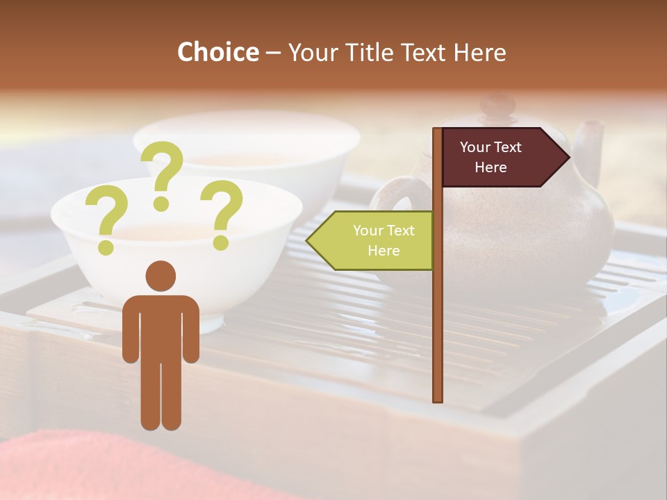 Japan Meditation Kettle PowerPoint Template