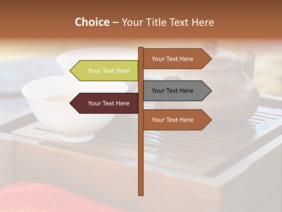 Japan Meditation Kettle PowerPoint Template