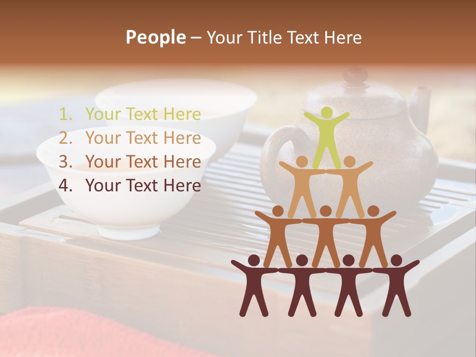 Japan Meditation Kettle PowerPoint Template