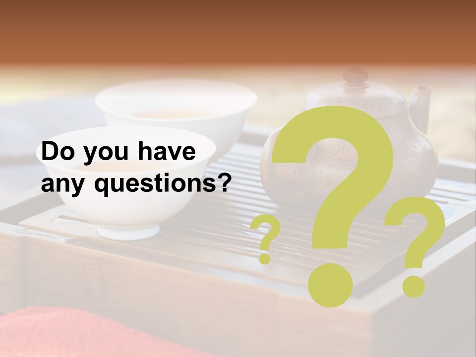 Japan Meditation Kettle PowerPoint Template