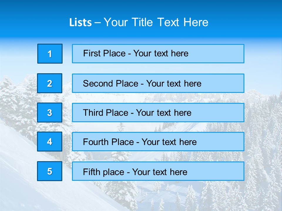 Nature Sport Panorama PowerPoint Template