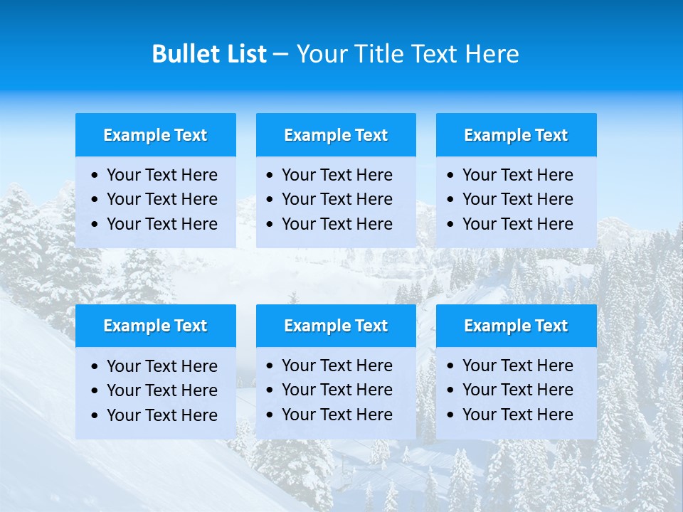 Nature Sport Panorama PowerPoint Template