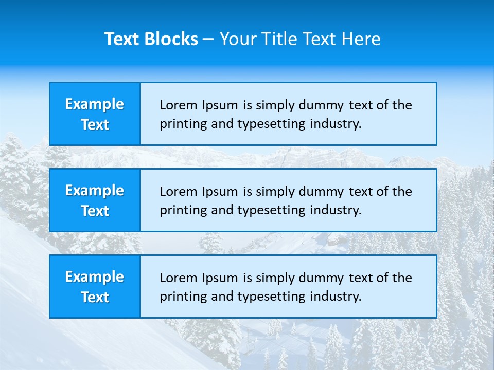 Nature Sport Panorama PowerPoint Template