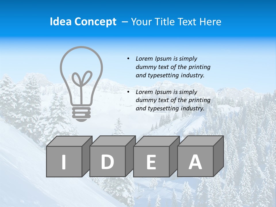 Nature Sport Panorama PowerPoint Template