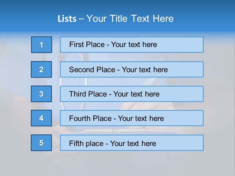 Clinical Practitioner Notice PowerPoint Template