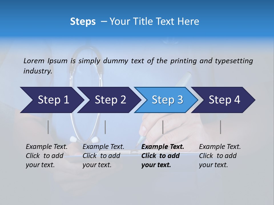Clinical Practitioner Notice PowerPoint Template