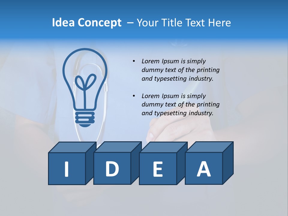 Clinical Practitioner Notice PowerPoint Template