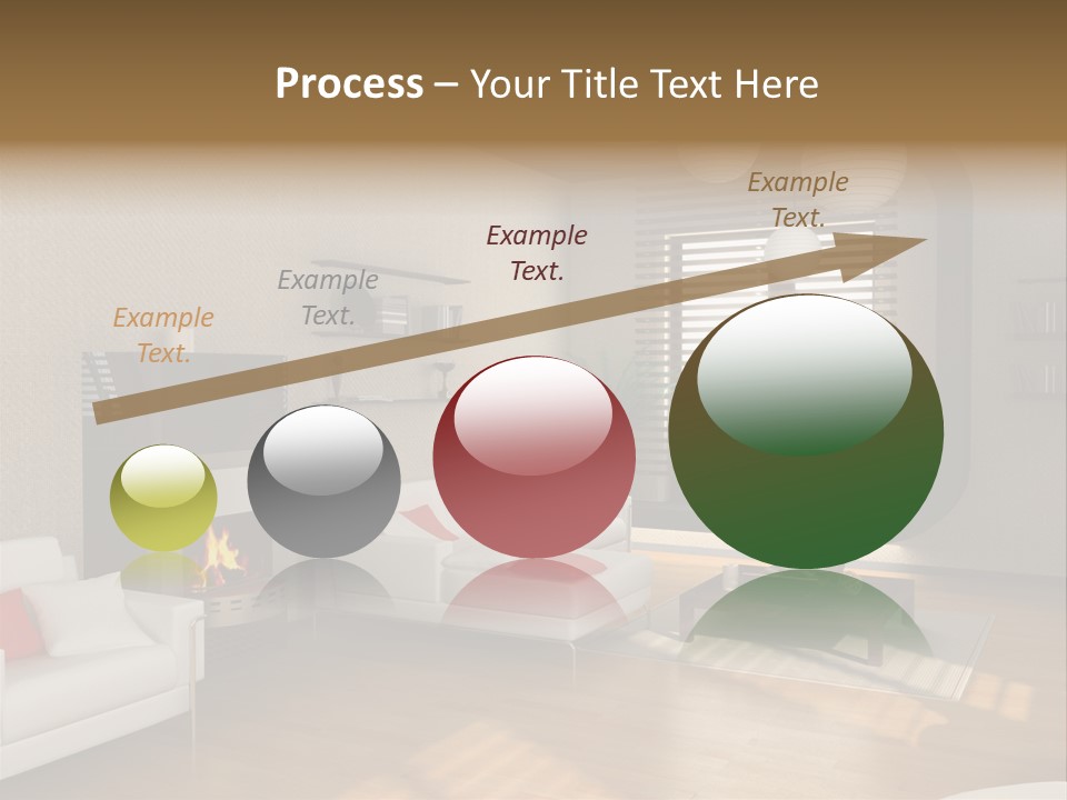 Graph Chalk Fund PowerPoint Template