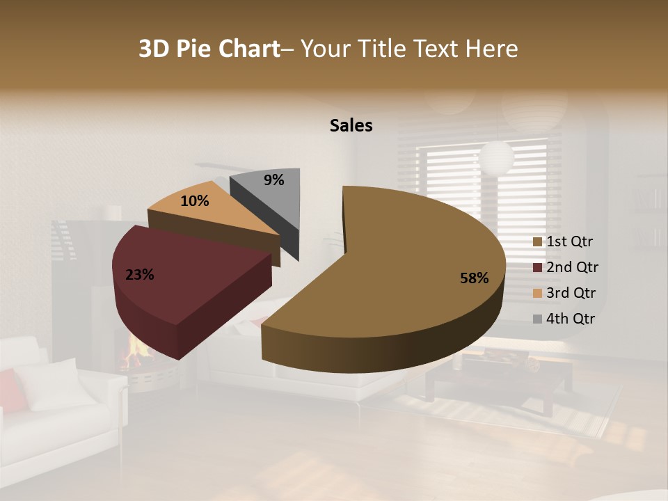 Graph Chalk Fund PowerPoint Template