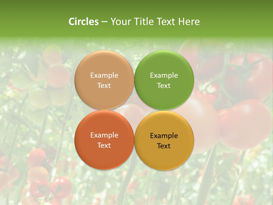 Greenhouse Gardens Farm PowerPoint Template