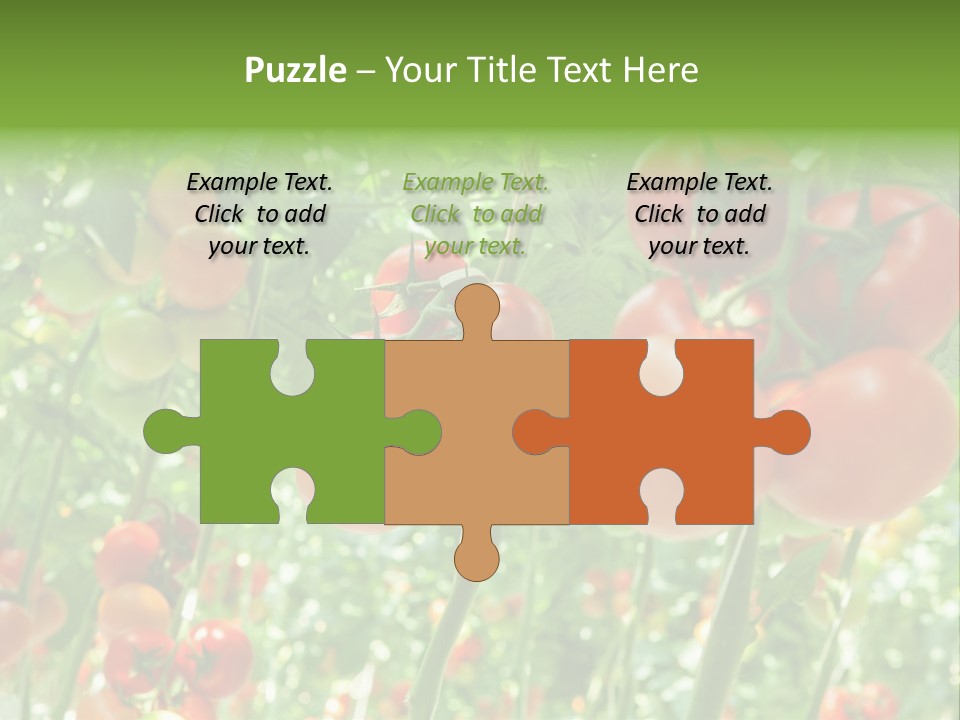 Greenhouse Gardens Farm PowerPoint Template