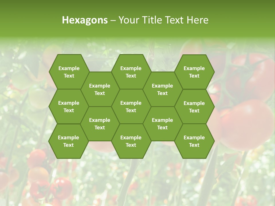 Greenhouse Gardens Farm PowerPoint Template