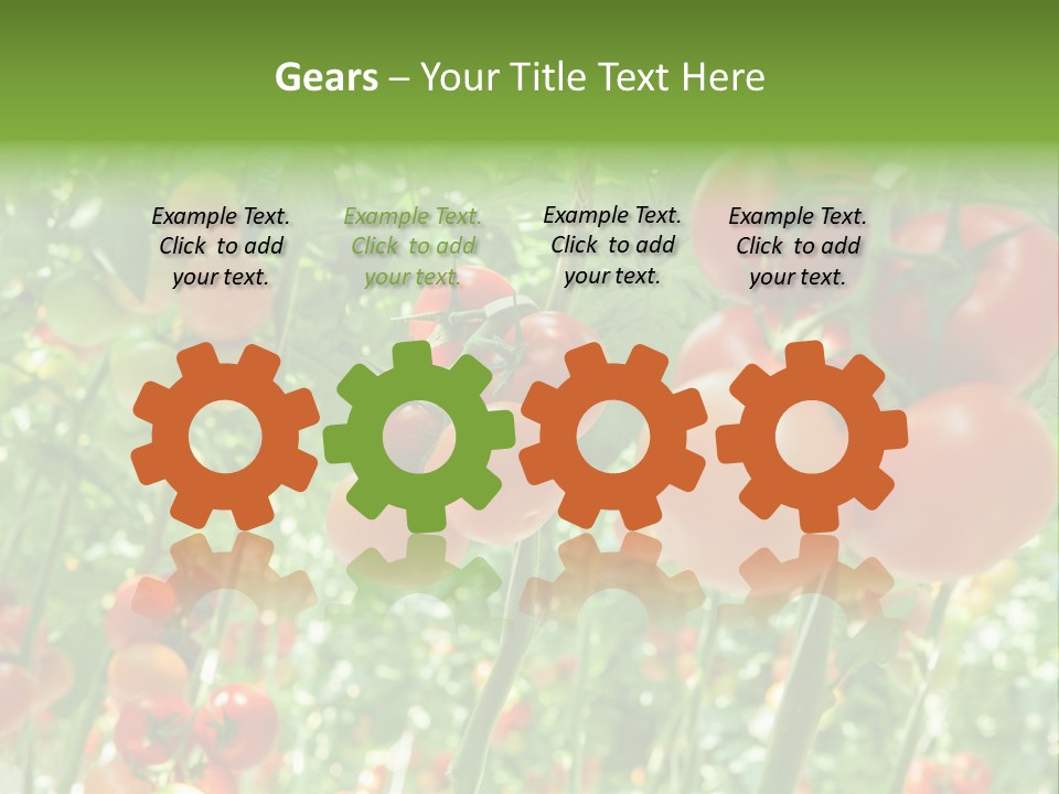 Greenhouse Gardens Farm PowerPoint Template