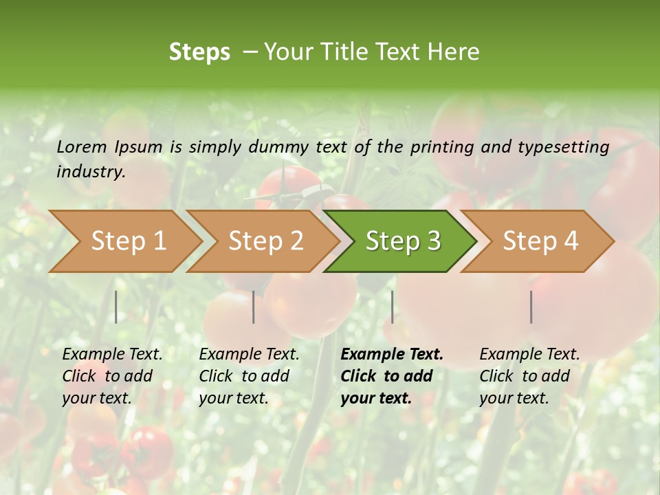 Greenhouse Gardens Farm PowerPoint Template