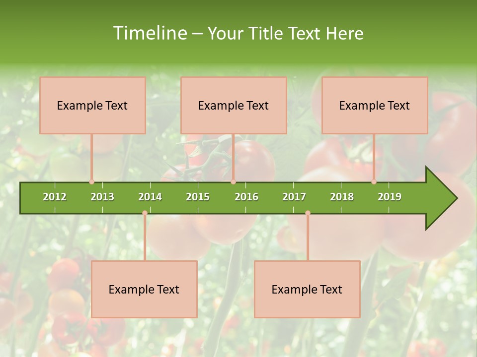 Greenhouse Gardens Farm PowerPoint Template