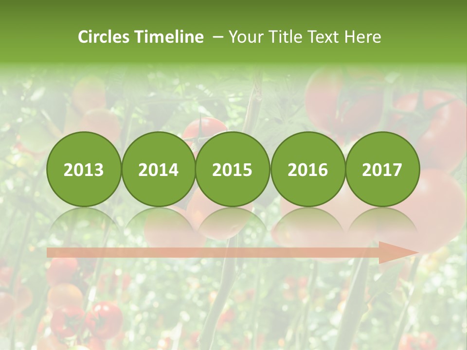 Greenhouse Gardens Farm PowerPoint Template