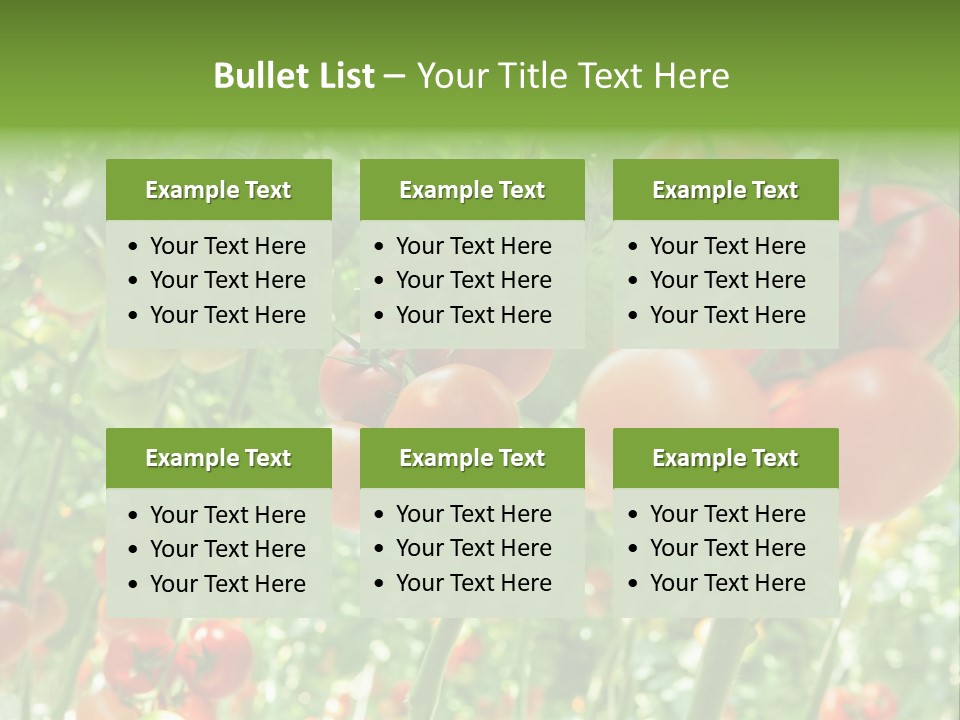 Greenhouse Gardens Farm PowerPoint Template