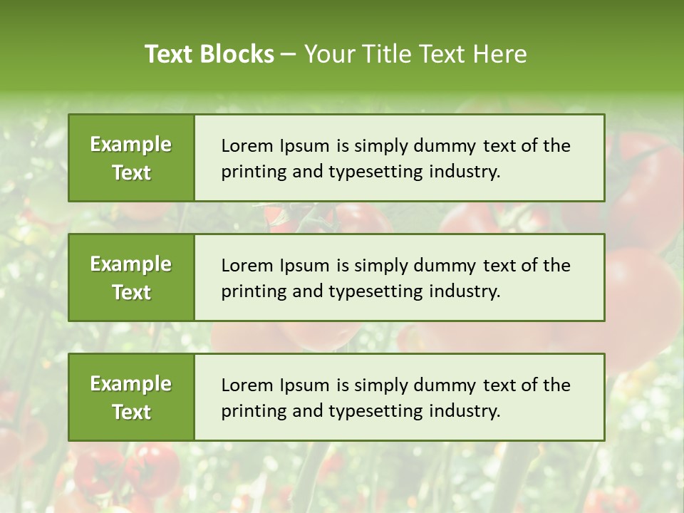 Greenhouse Gardens Farm PowerPoint Template