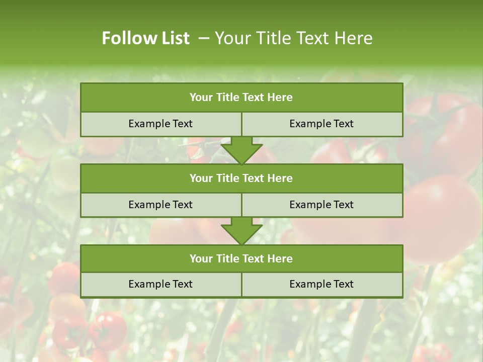 Greenhouse Gardens Farm PowerPoint Template