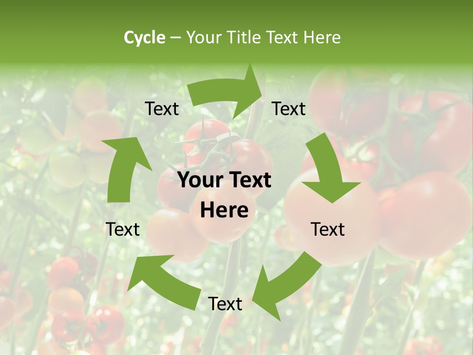Greenhouse Gardens Farm PowerPoint Template