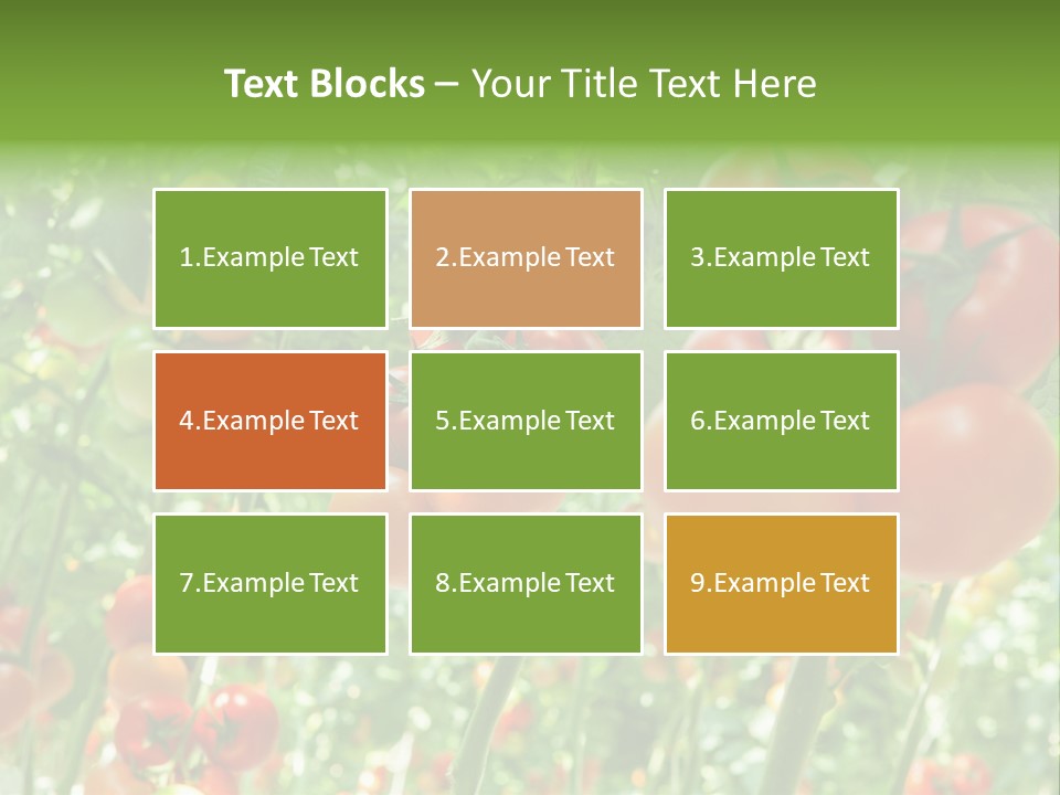 Greenhouse Gardens Farm PowerPoint Template