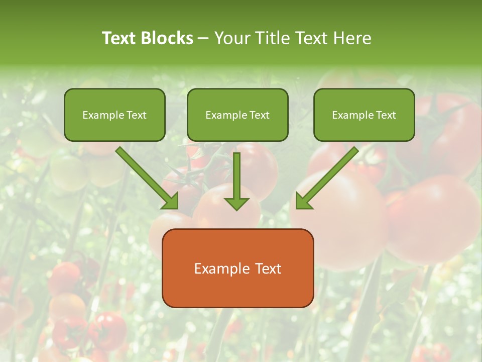 Greenhouse Gardens Farm PowerPoint Template