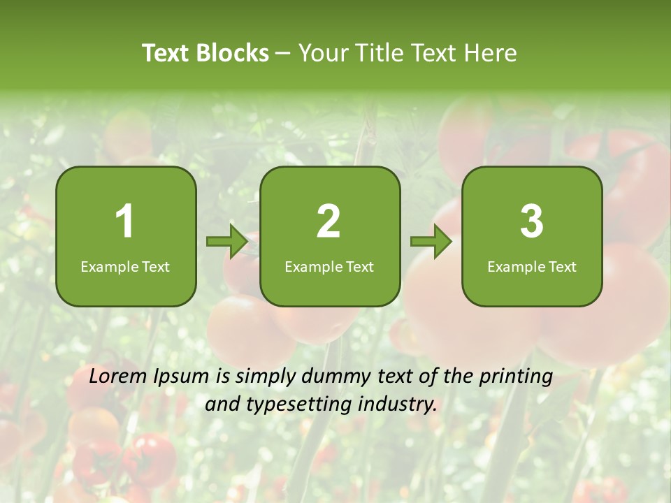 Greenhouse Gardens Farm PowerPoint Template