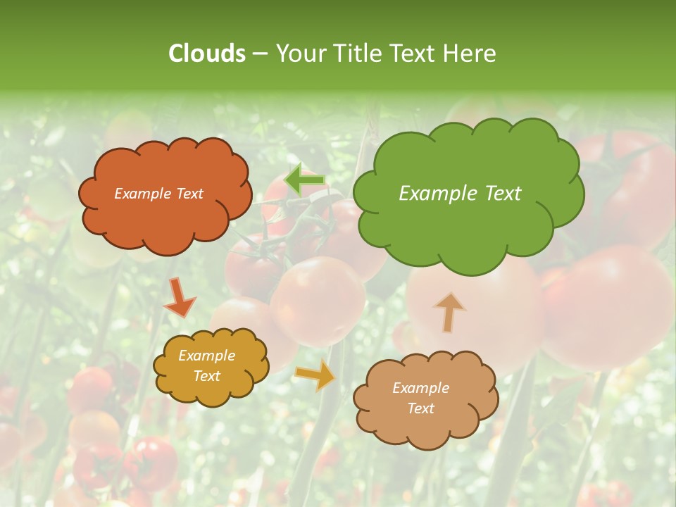 Greenhouse Gardens Farm PowerPoint Template