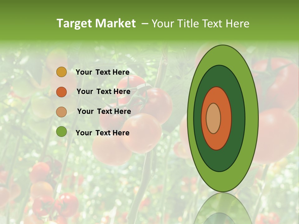 Greenhouse Gardens Farm PowerPoint Template