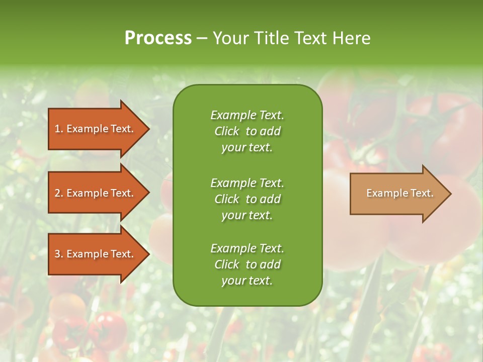 Greenhouse Gardens Farm PowerPoint Template