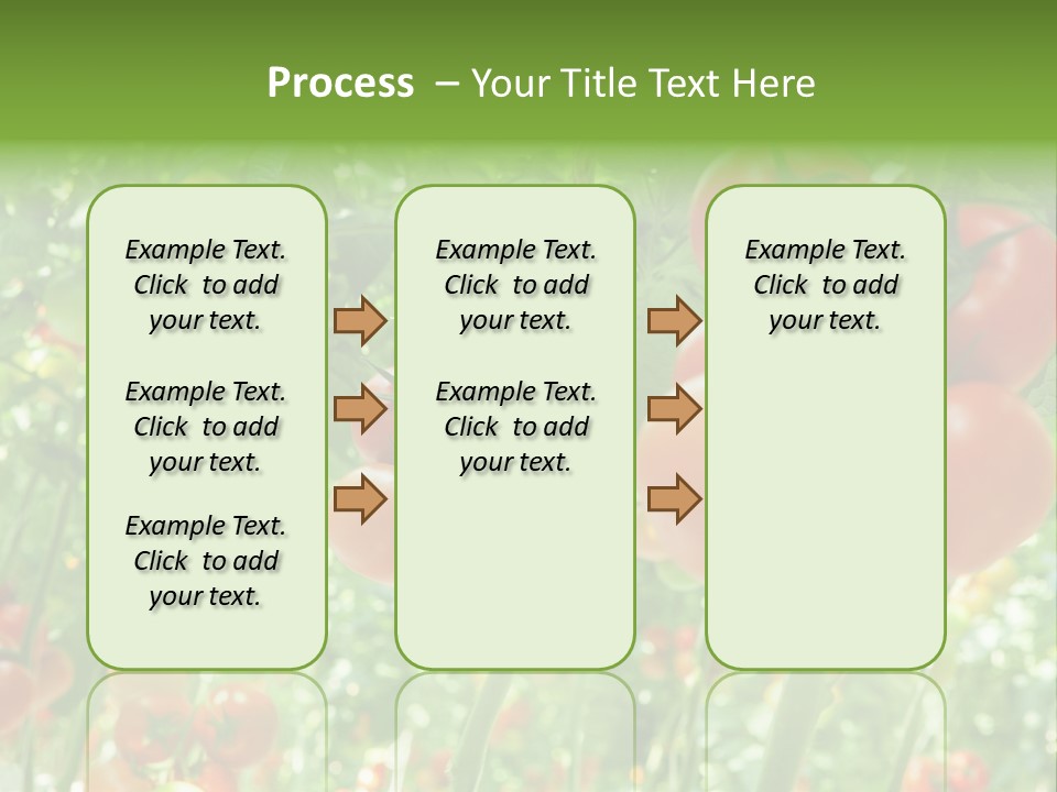 Greenhouse Gardens Farm PowerPoint Template