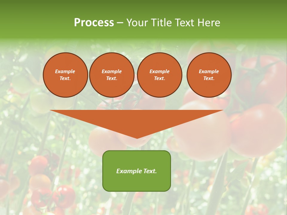 Greenhouse Gardens Farm PowerPoint Template