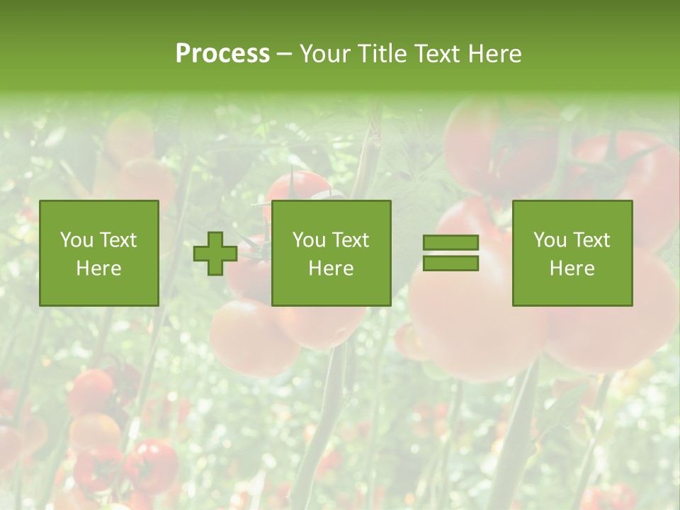 Greenhouse Gardens Farm PowerPoint Template