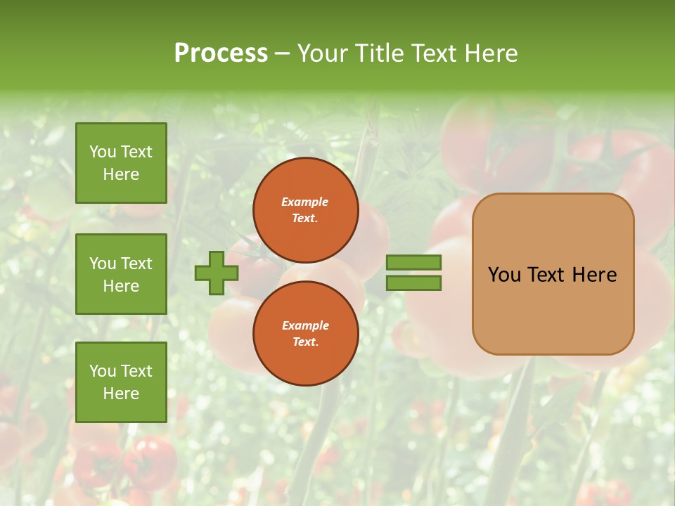 Greenhouse Gardens Farm PowerPoint Template