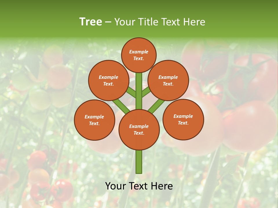 Greenhouse Gardens Farm PowerPoint Template