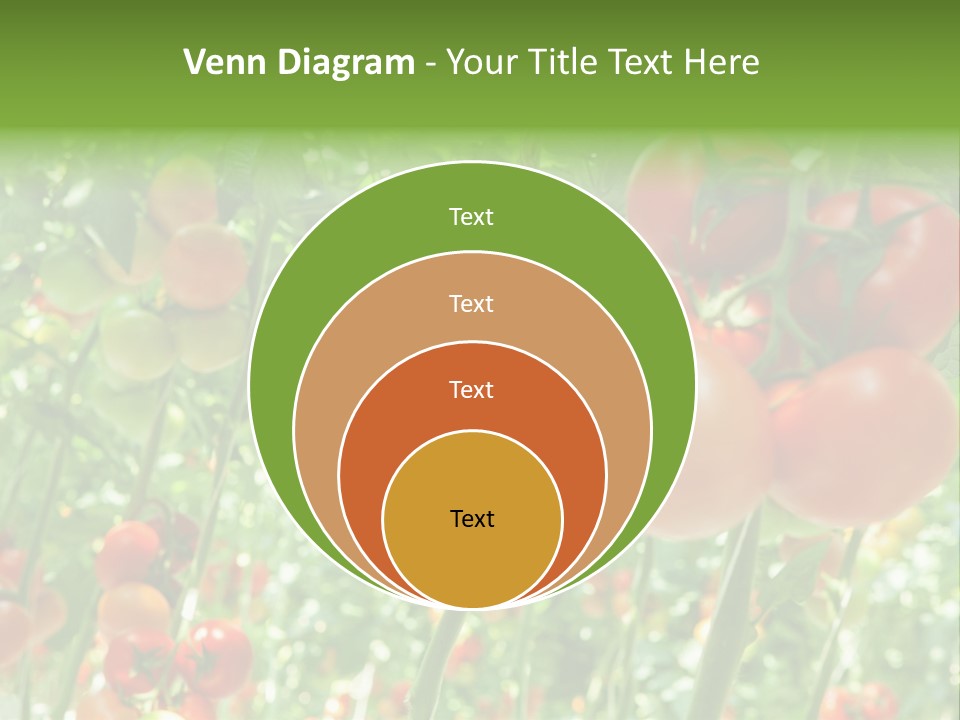 Greenhouse Gardens Farm PowerPoint Template