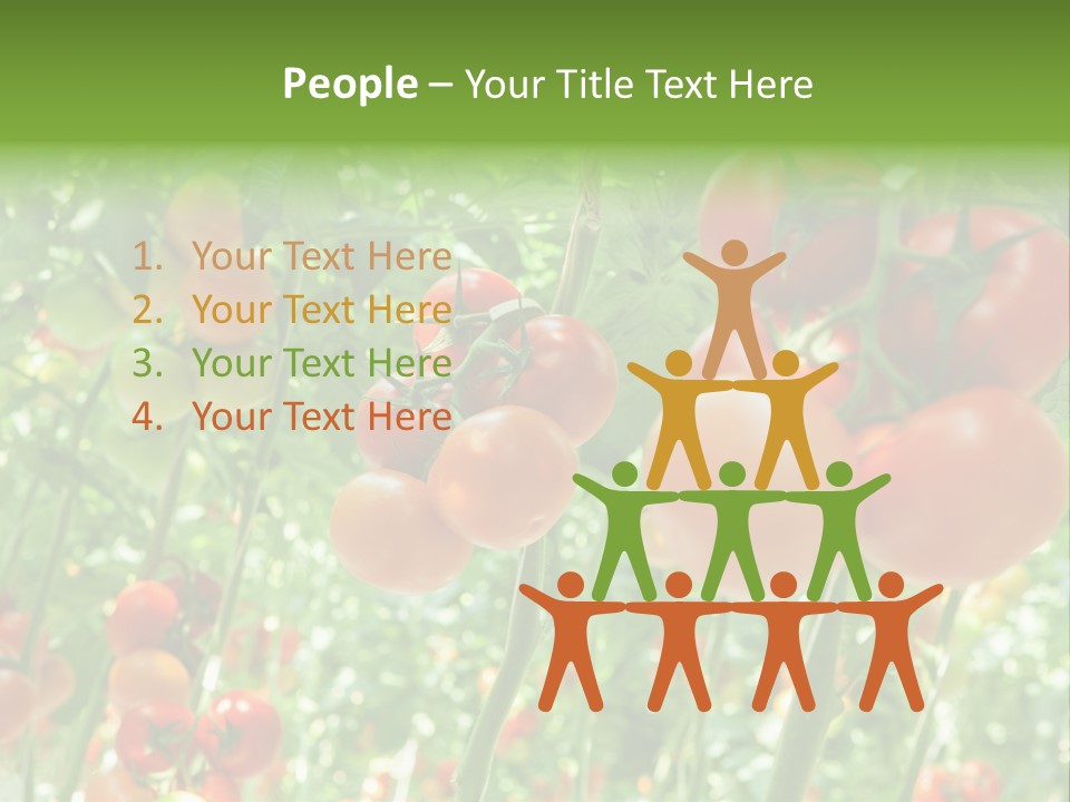Greenhouse Gardens Farm PowerPoint Template