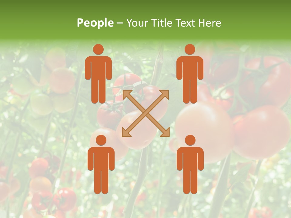 Greenhouse Gardens Farm PowerPoint Template