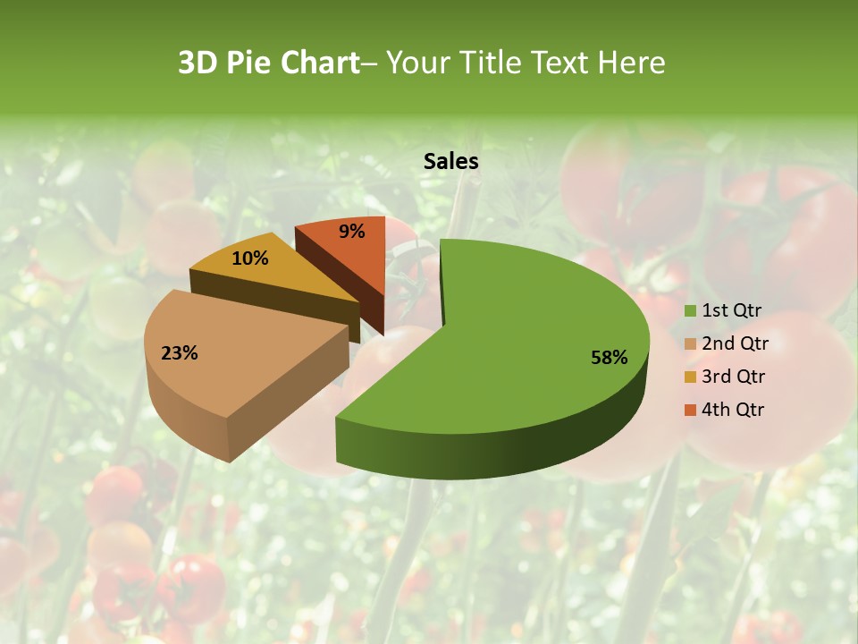 Greenhouse Gardens Farm PowerPoint Template