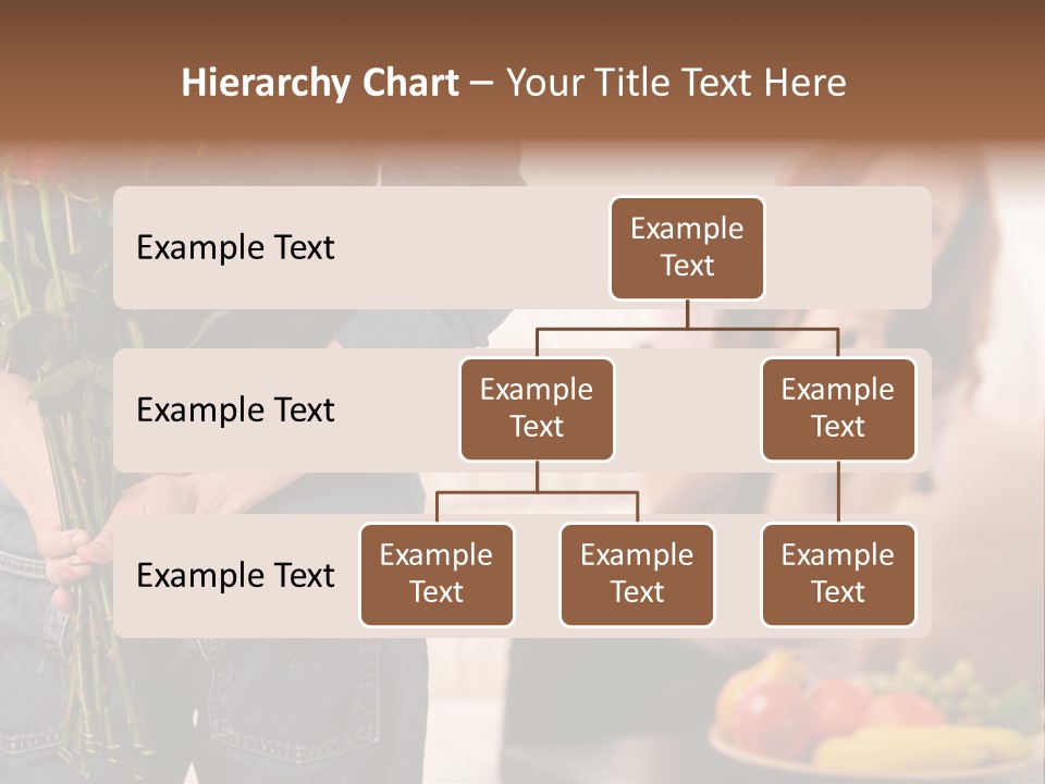 Indoors Female Standing PowerPoint Template