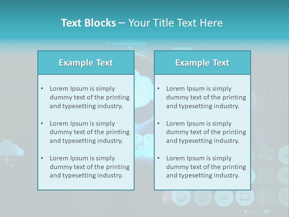 Whiteboard Businessman Interface PowerPoint Template