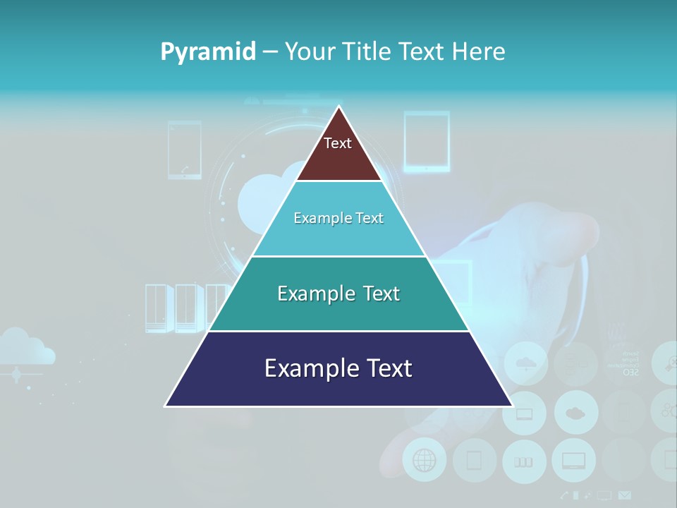 Whiteboard Businessman Interface PowerPoint Template
