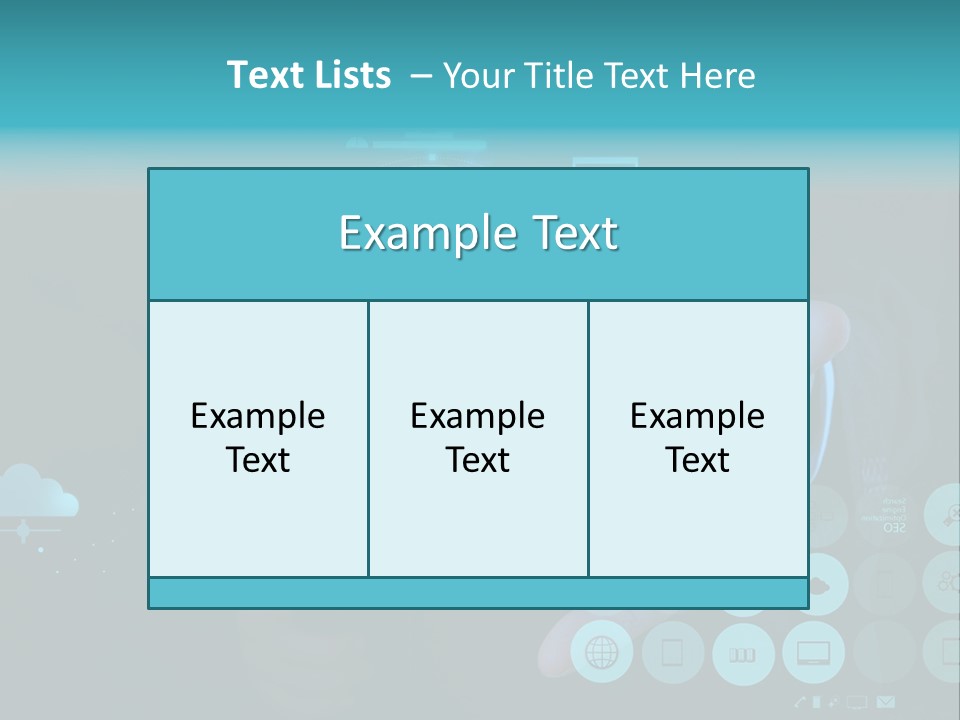 Whiteboard Businessman Interface PowerPoint Template