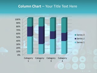 Whiteboard Businessman Interface PowerPoint Template