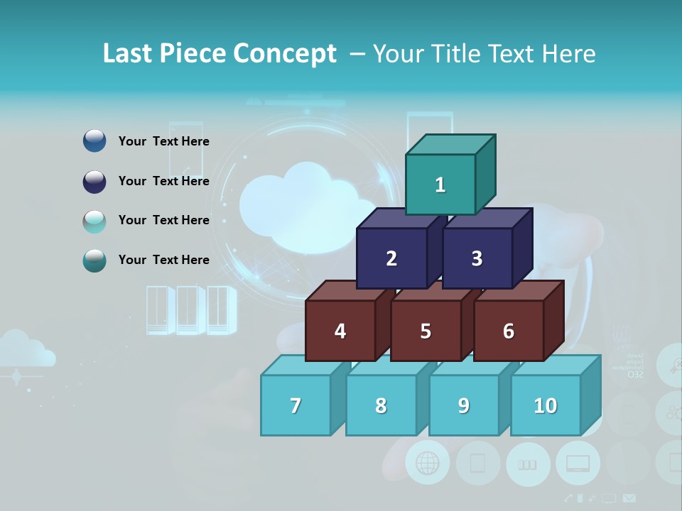 Whiteboard Businessman Interface PowerPoint Template