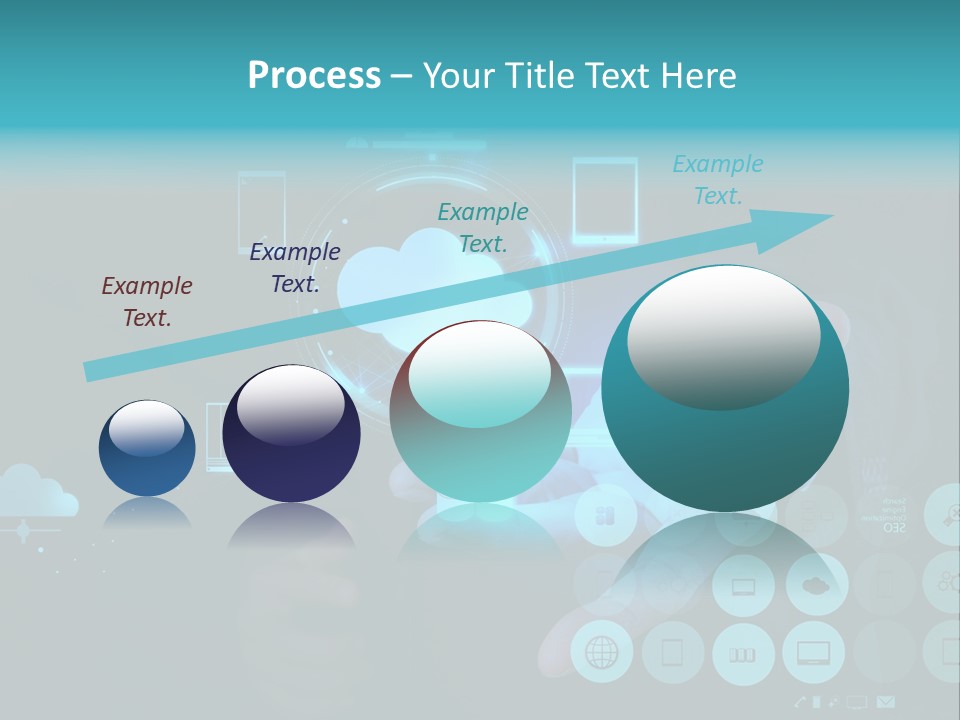 Whiteboard Businessman Interface PowerPoint Template