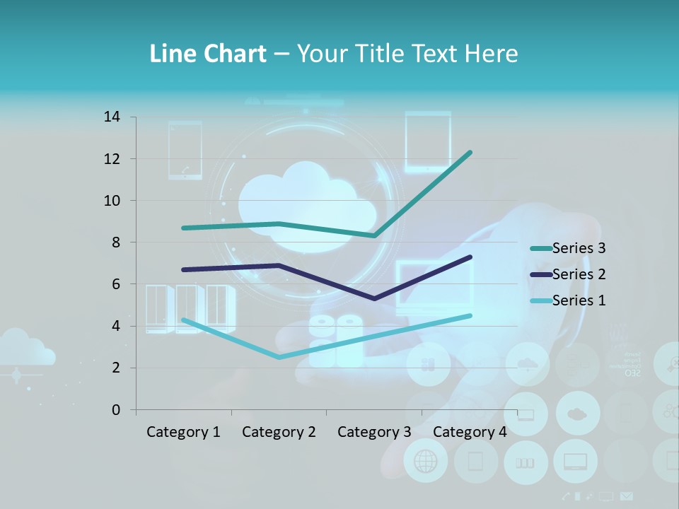 Whiteboard Businessman Interface PowerPoint Template