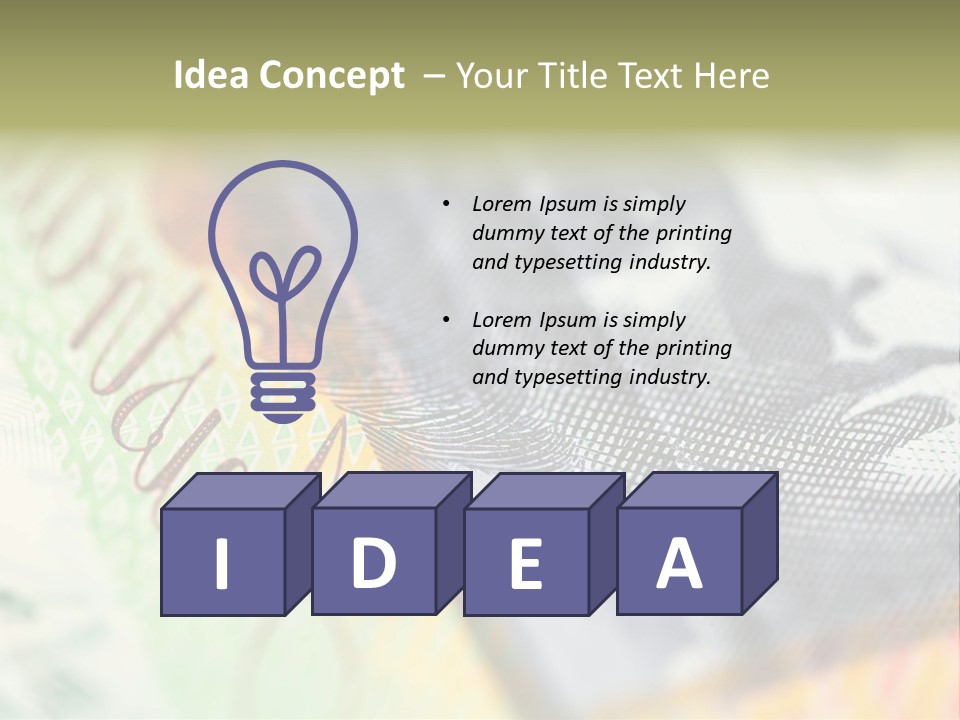 Note Multiple Hundred PowerPoint Template