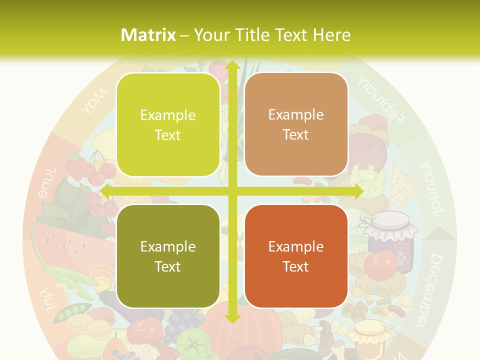 Growing Kitchen Vegan PowerPoint Template