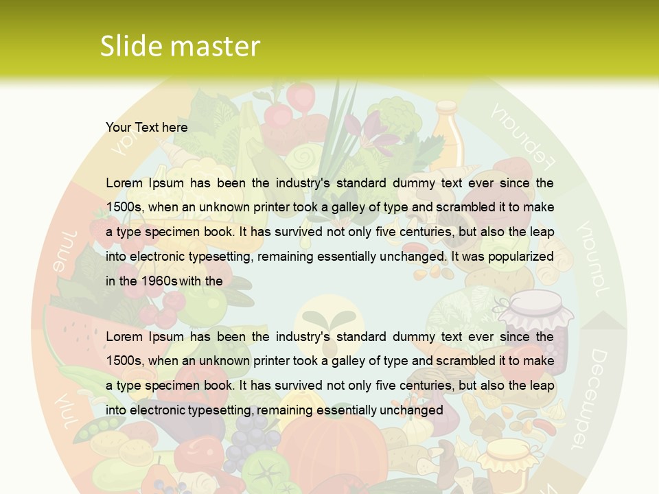 Growing Kitchen Vegan PowerPoint Template